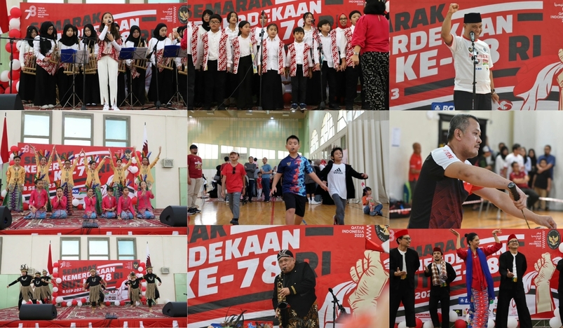 Community Gathering for Indonesia's Independence Celebrations